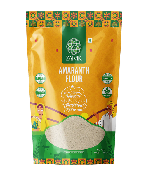 Zaivik Amaranth Flour 500 g front packaging