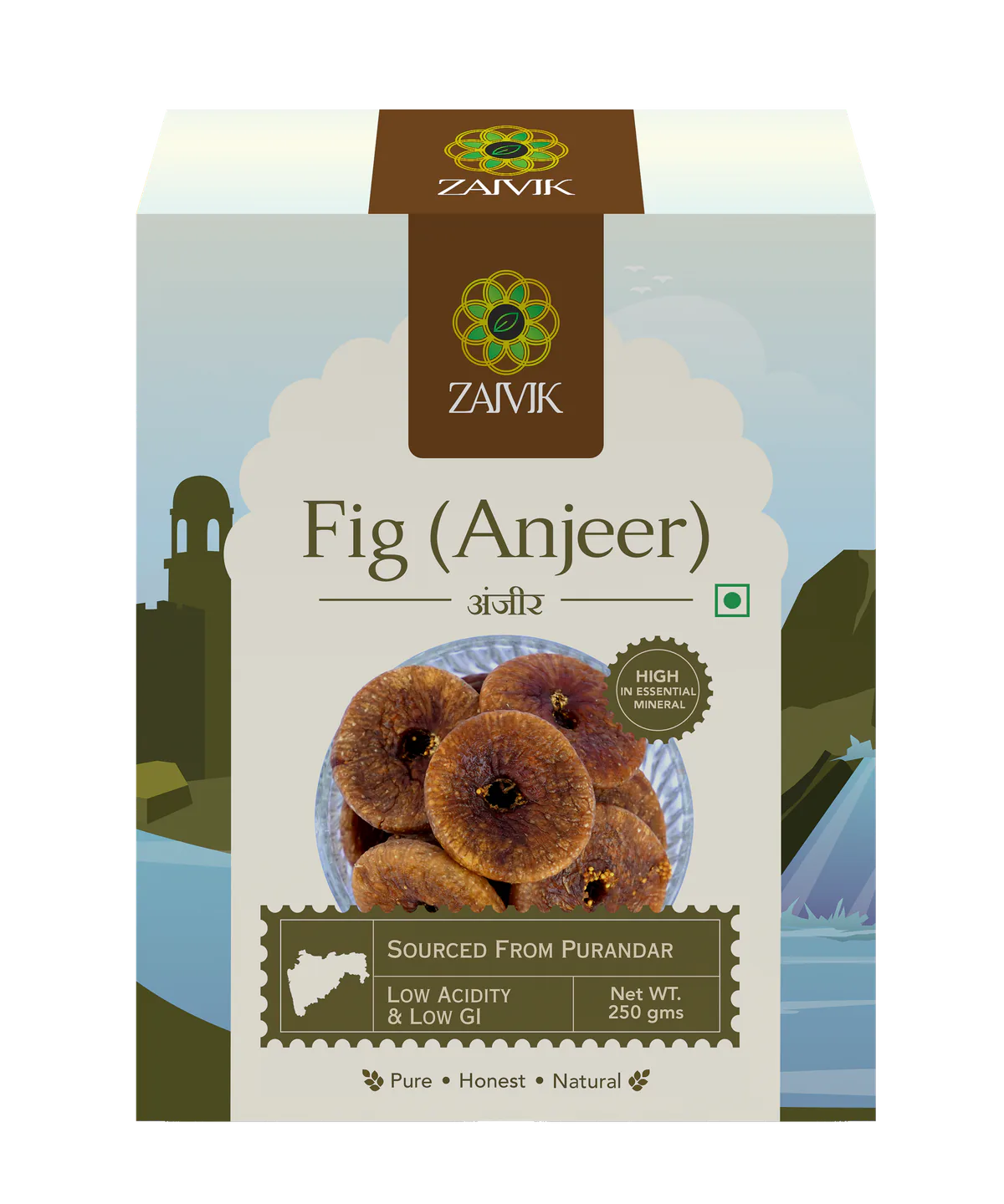 Zaivik Anjeer (Dried Fig) 250 g front packaging