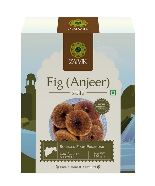 Zaivik Anjeer (Dried Fig) 250 g front packaging