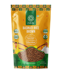 Zaivik Rice Basmati- Brown 500 g front packaging