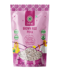 Zaivik Brown Rice Poha 500 g front packaging