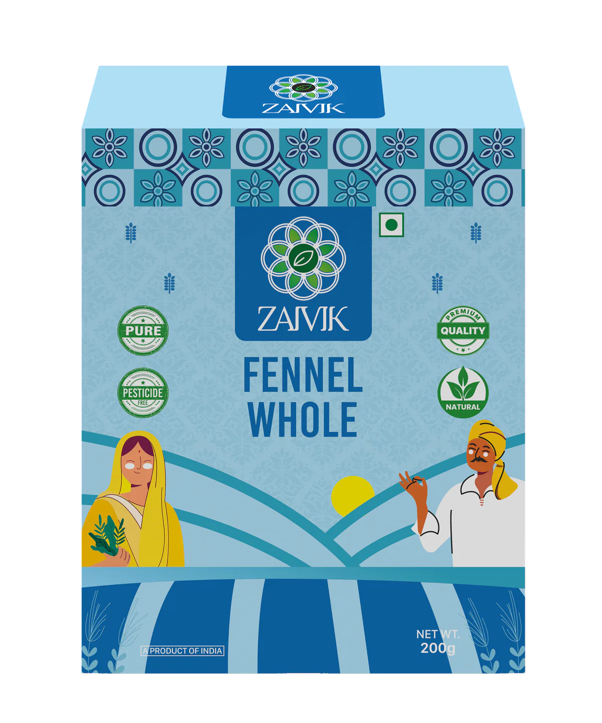 Zaivik Fennel 200 g front packaging