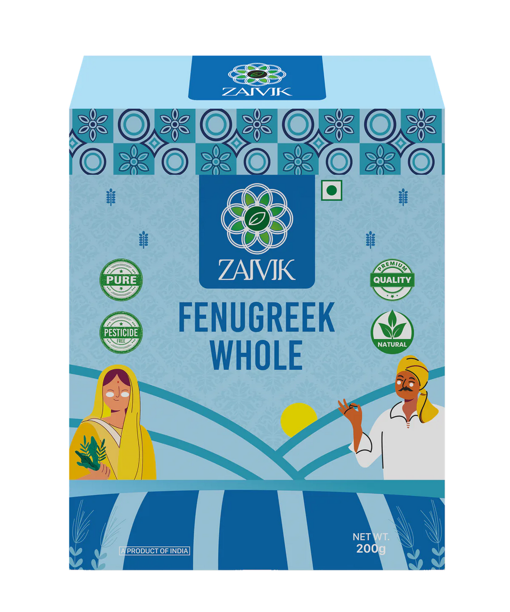 Zaivik Fenugreek 200 g front packaging