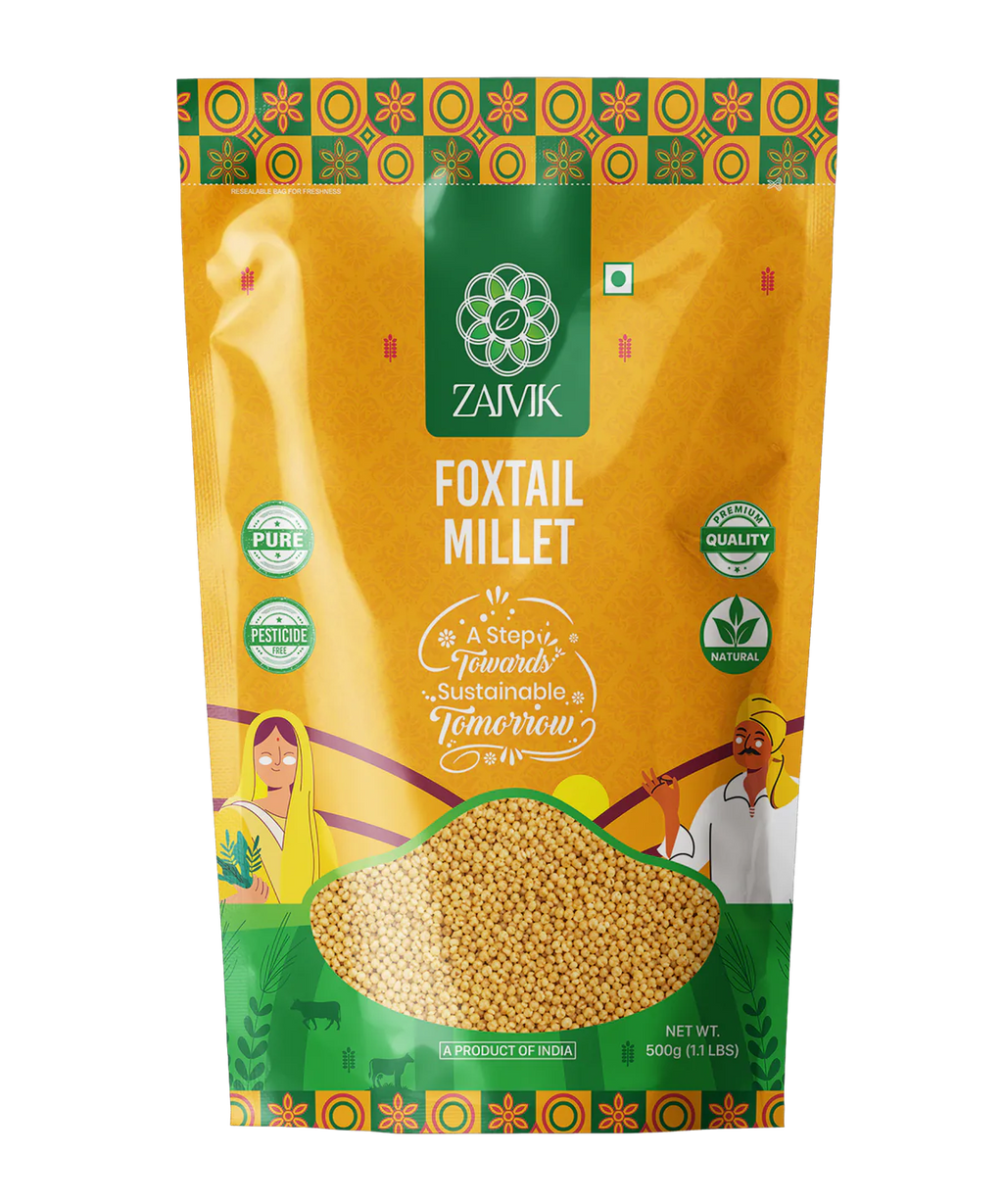 Zaivik Foxtail Millet 500 g front packaging