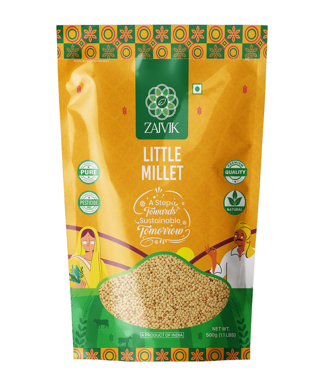 Zaivik Little Millet 500 g front packaging