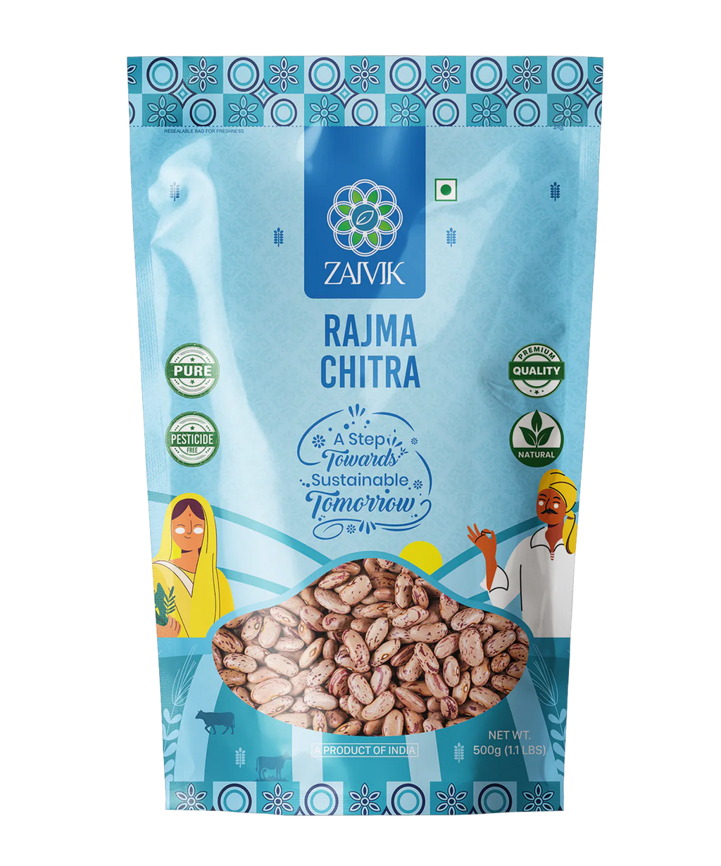 Zaivik Rajma Chitra 500 g front packaging