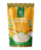 Zaivik Rice Sona Masoori handpound 500 g front packaging