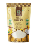 Zaivik Wheat Chakki Atta 1 Kg front packaging
