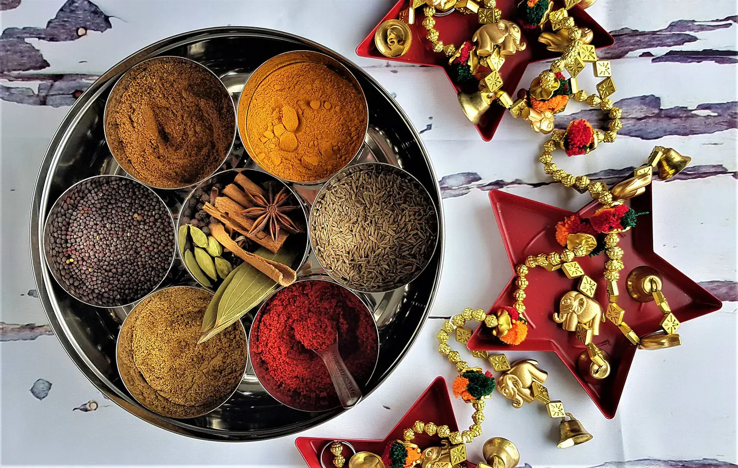Masala dabba stainless steel