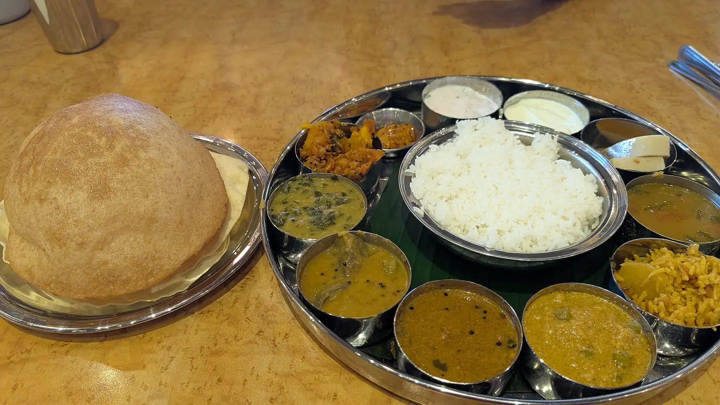South Indian Thali in Houston
